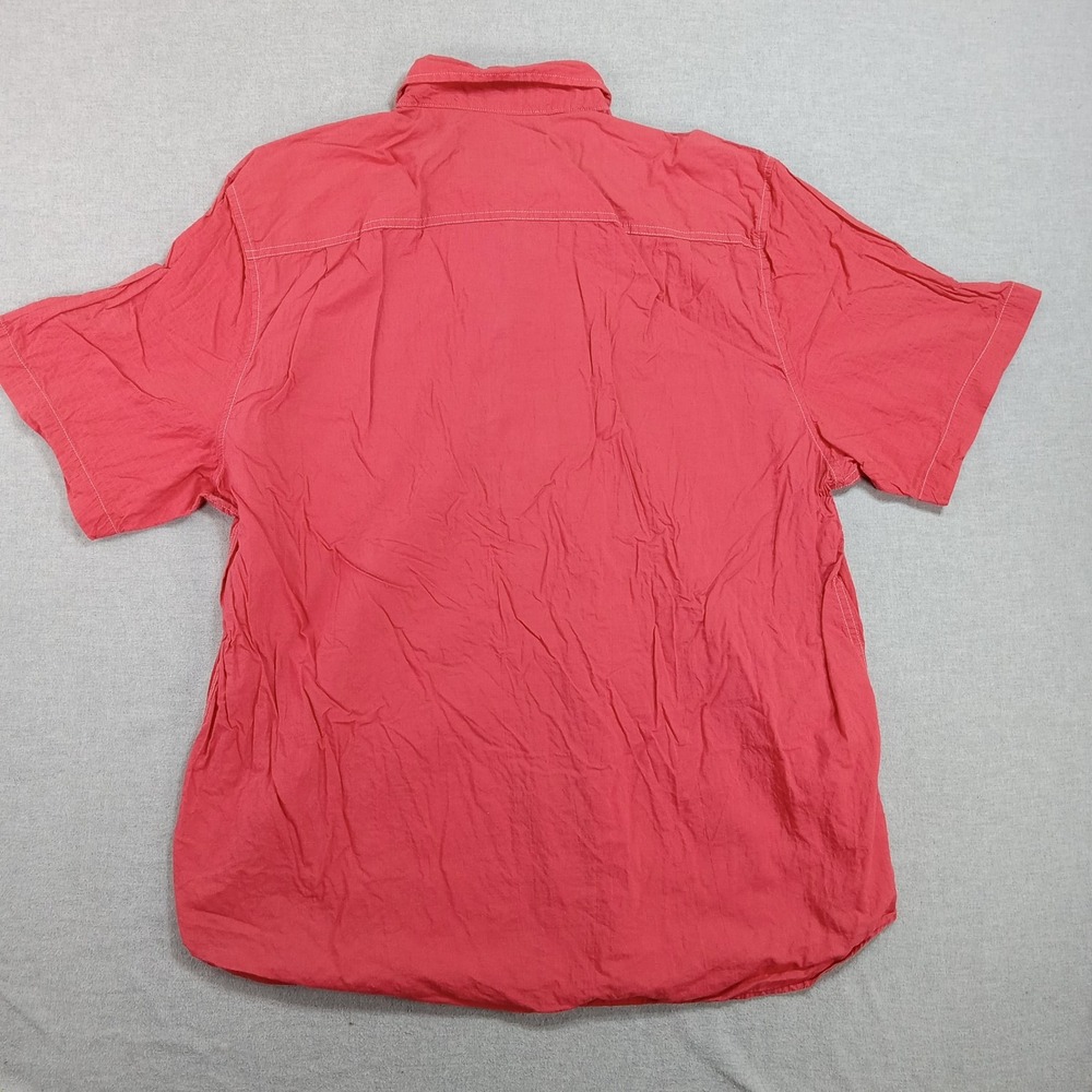 Tommy Bahama Shirt Mens XL Red Button Up Short Sleeve Lightweight Casual Summer - Picture 7 of 8